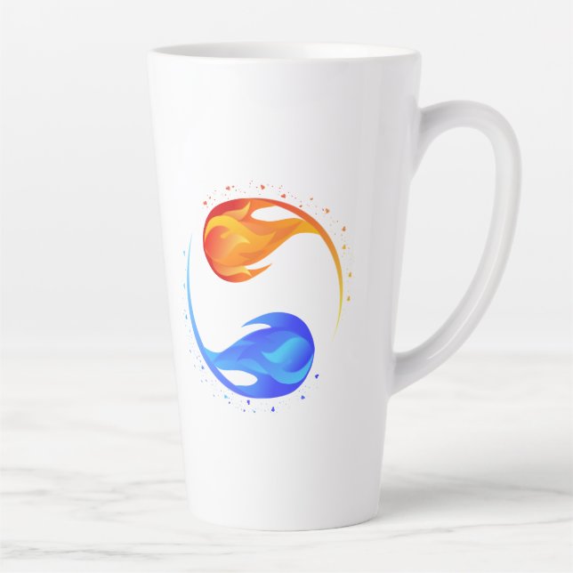 Taza De Café Latte Símbolo de amor: (Derecha)