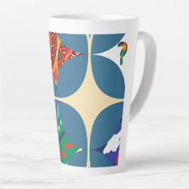 Taza De Café Latte Simetría en la naturaleza