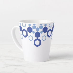 Taza De Café Latte Simetría escarada