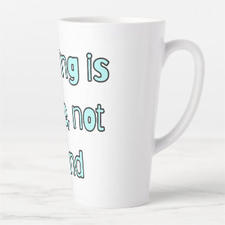 Taza De Café Latte Simple quote mug