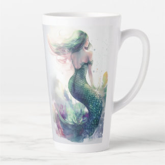 Taza De Café Latte Sirena (coincide con el Diario Ilustrado de Sirena