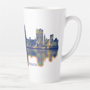 Taza De Café Latte Skyline Augusta