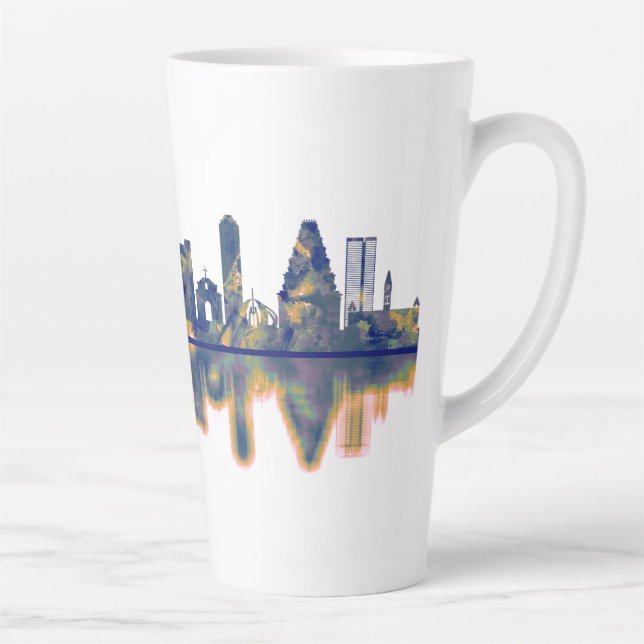 Taza De Café Latte Skyline Chennai (Derecha)