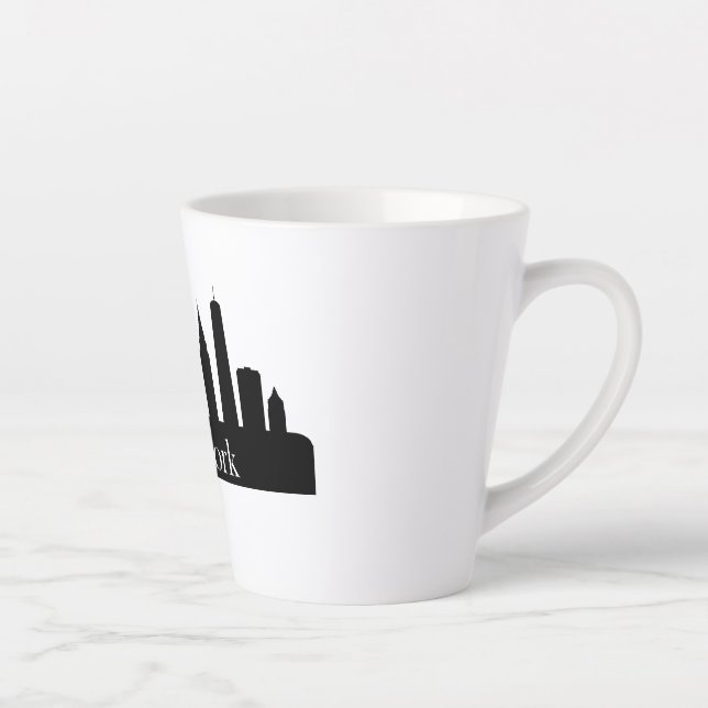 Taza De Café Latte Skyline New York (Derecha)