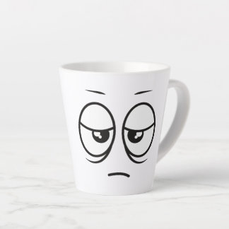 Taza De Café Latte Sleepy Mug - Advertencia: modo de batería bajo - M