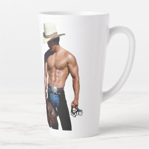 Taza De Café Latte SlipperyJoe's Save a horse Ride A Cowboy gorra mus
