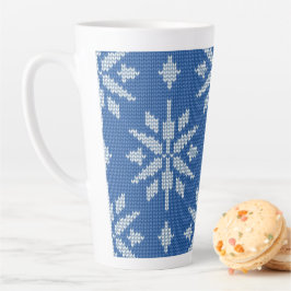 Taza De Café Latte Snowfall Knit