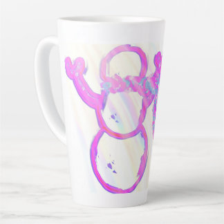 Taza De Café Latte Snowman