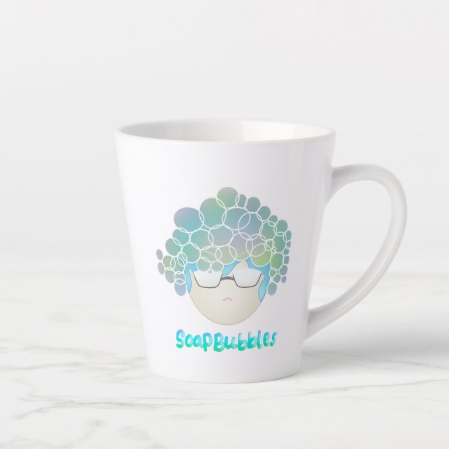 Taza De Café Latte Soap Bubbles (Derecha)