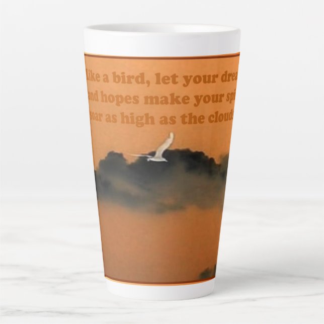 Taza De Café Latte Soar, por más (Anverso)
