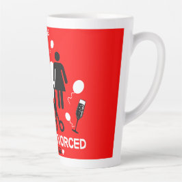Taza De Café Latte Sobreviviente del divorcio Mug