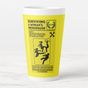 Taza De Café Latte Sobrevivir A La Menopausia