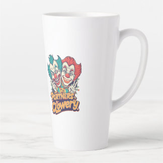 Taza De Café Latte Socios en Clowery (Chiste de Payaso Divertido)
