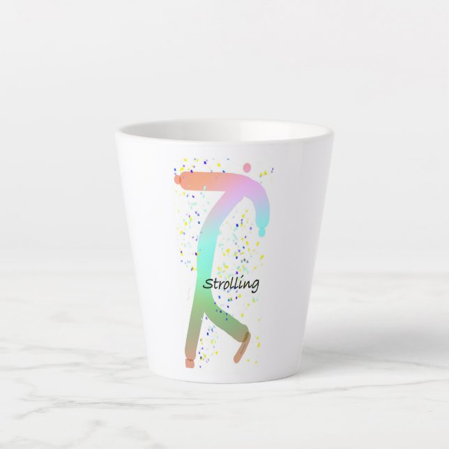 TAZA DE CAFÉ LATTE SÓLIDO (Anverso)