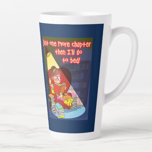 Taza De Café Latte Sólo un capítulo más y me iré a la cama (Derecha)