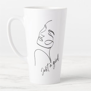 TAZA DE CAFÉ LATTE SÓLO UN CHICA