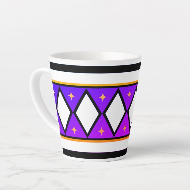 Taza De Café Latte Sombra marioneta Latte Mug (Ángulo izquierdo)