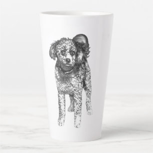 Taza De Café Latte Sombras Suaves de Invierno