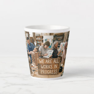 Taza De Café Latte Somos Todos Obras en Marcha