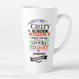 Taza De Café Latte Son espeluznantes y son misteriosos de Kooky