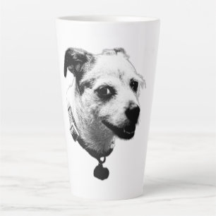Taza De Café Latte Sonriente mezcla de café y tazón