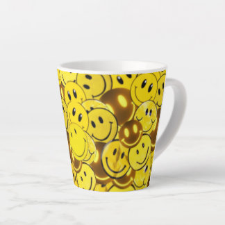 Taza De Café Latte sonrisa