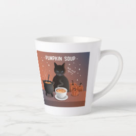 Taza De Café Latte Sopa de Calabaza