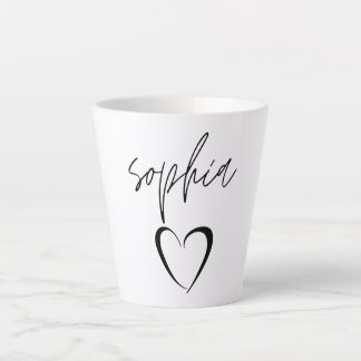 Taza De Café Latte Sophia nombre personalizado mug-regalos de cumplea