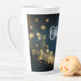 Taza De Café Latte Sorpresa de la estrella del tiroteo de oro