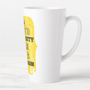 Taza De Café Latte Soy alérgico a la estupidez que broto en sarcasmo