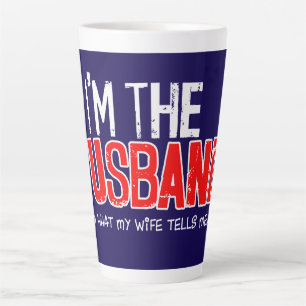 Taza De Café Latte SOY EL ESPOSO - Hago lo que mi esposa me dice