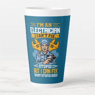 Taza De Café Latte Soy electricista