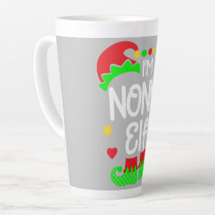 Taza De Café Latte Soy Elf Costu, la familia de Navidades de los Cami