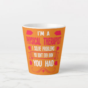 Taza De Café Latte Soy fisioterapeuta física