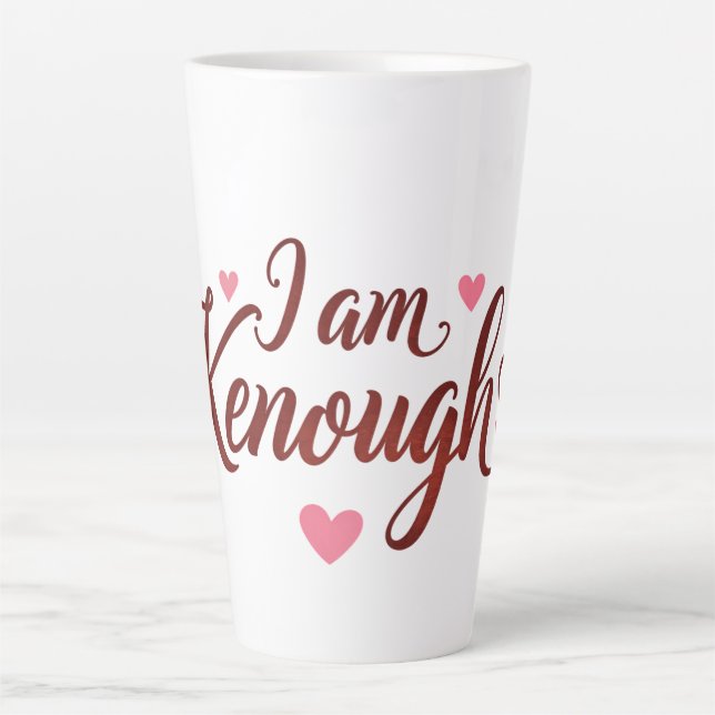 Taza De Café Latte Soy Ksuficientemente - Regalo de San Valentín de a (Anverso)