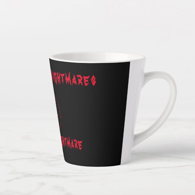 Taza De Café Latte Soy la pesadilla de Latte Mug (Derecha)