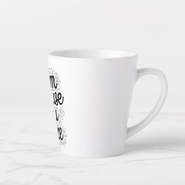 Taza De Café Latte Soy Porque (Derecha)