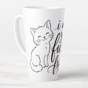 Taza De Café Latte Soy tu amigo peludo Diseño de mascota linda