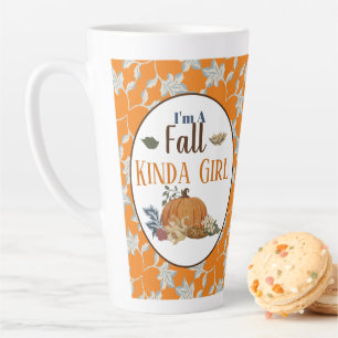 Taza De Café Latte Soy un Chica de Caída