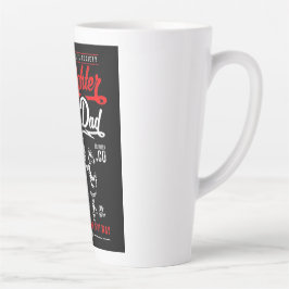 Taza De Café Latte Soy un papá bombero