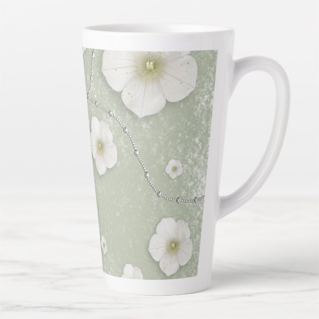 Taza De Café Latte Spa plateado (Derecha)