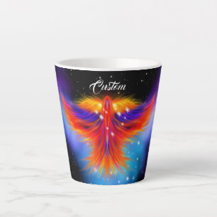 Taza De Café Latte Space Phoenix Nebula
