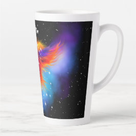 Taza De Café Latte Space Phoenix Nebula