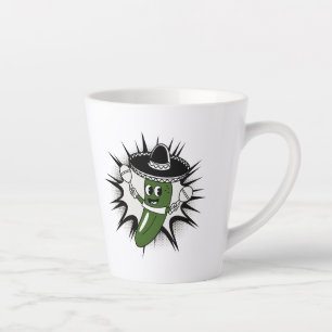 Taza De Café Latte Spicy Jalapeño Fiesta