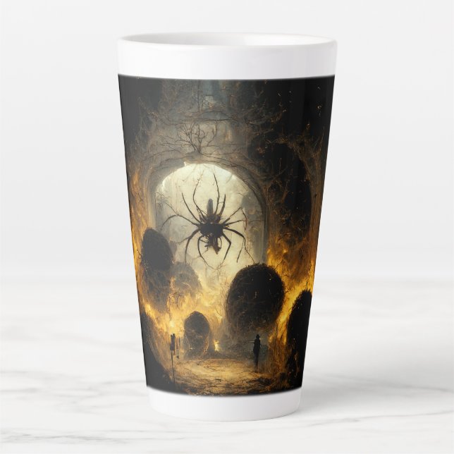Taza De Café Latte Spider Apocalypse Latte Mug (Anverso)