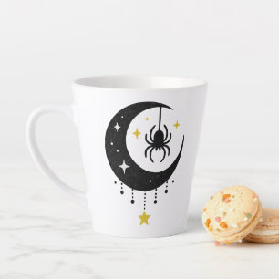 Taza De Café Latte Spider Moon