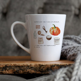 Taza De Café Latte Spina de calabaza Lover Latte Mug