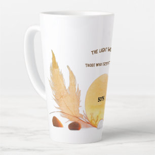 Taza De Café Latte Spiritual Faith 17oz Latte Mug