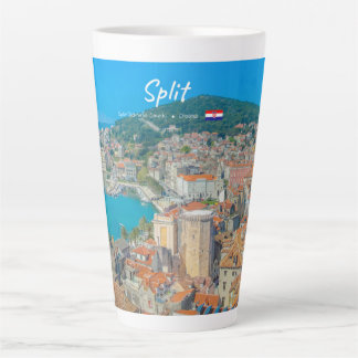 Taza De Café Latte Split, Croacia - Ciudad Costera Grande