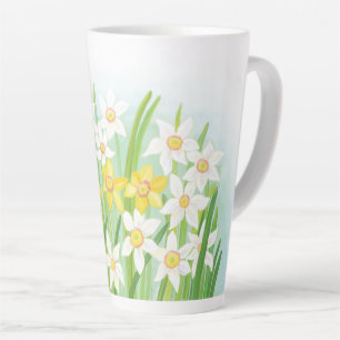 Taza De Café Latte Spring Daffodils